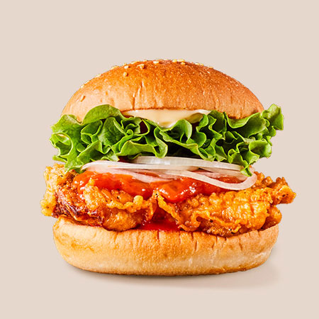 ホットチリチキン<br>バーガー