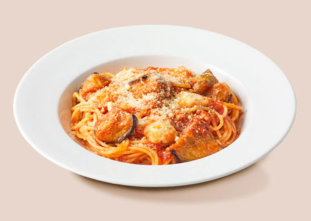 茄子とモッツァレラの<br>トマトソース