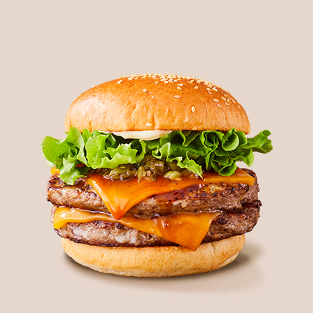 テリヤキダブル<br>チーズバーガー
