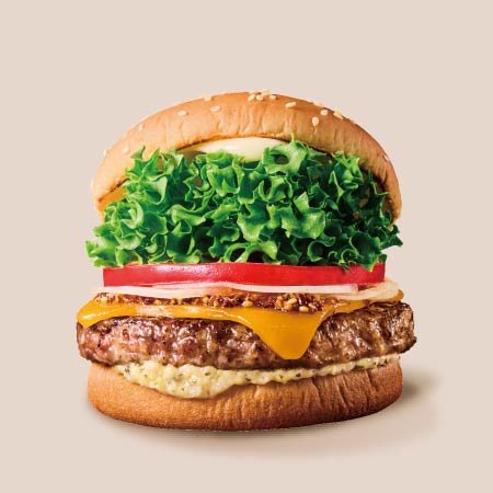 国産黒毛和牛チーズバーガー