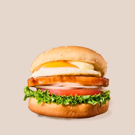 スパムエッグ<br>バーガー